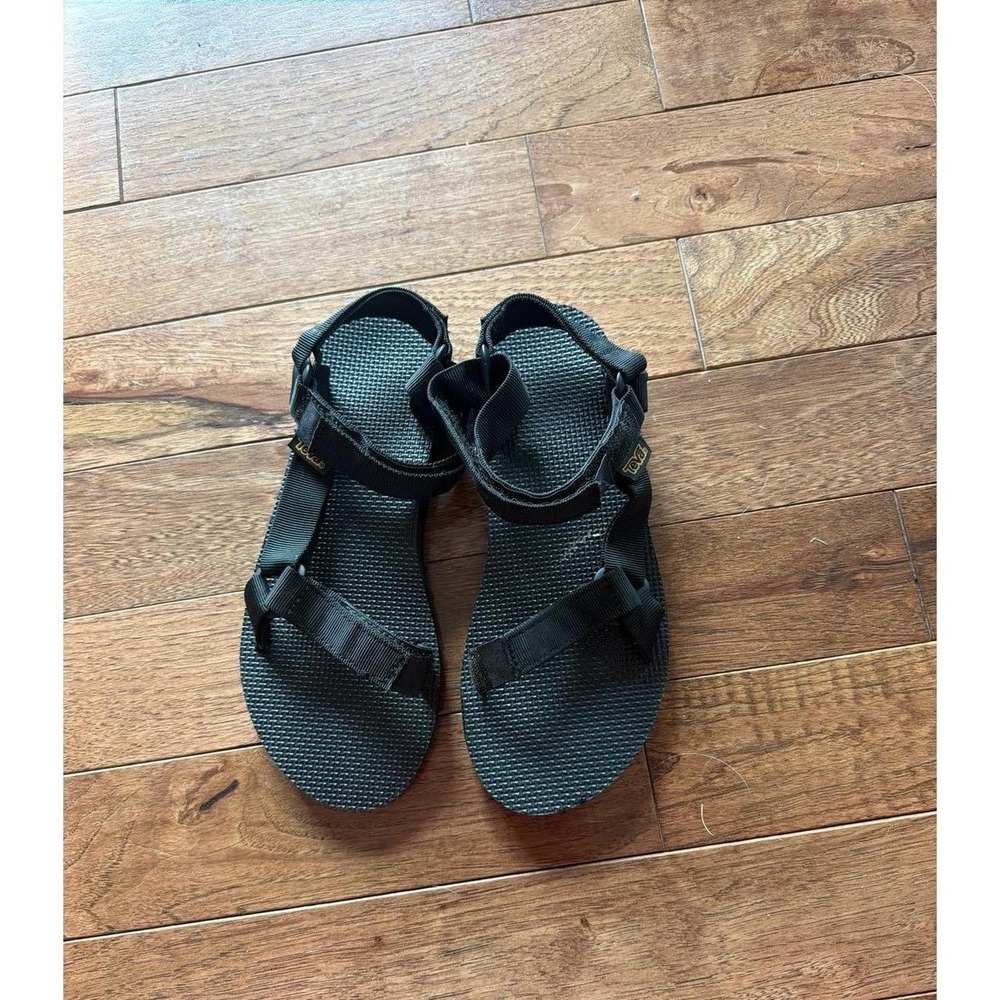 TEVA Size 9 Midform Universal Black Waterproof Women's Sport Sandals